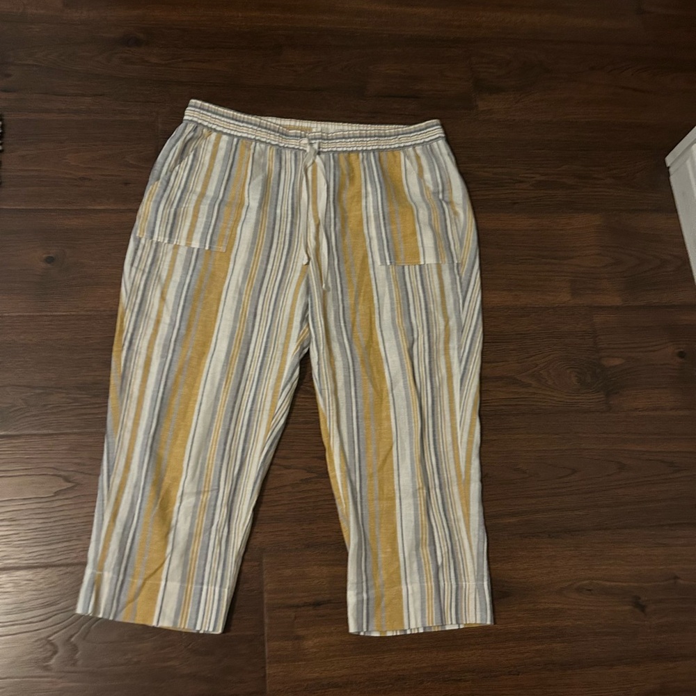 linen capris